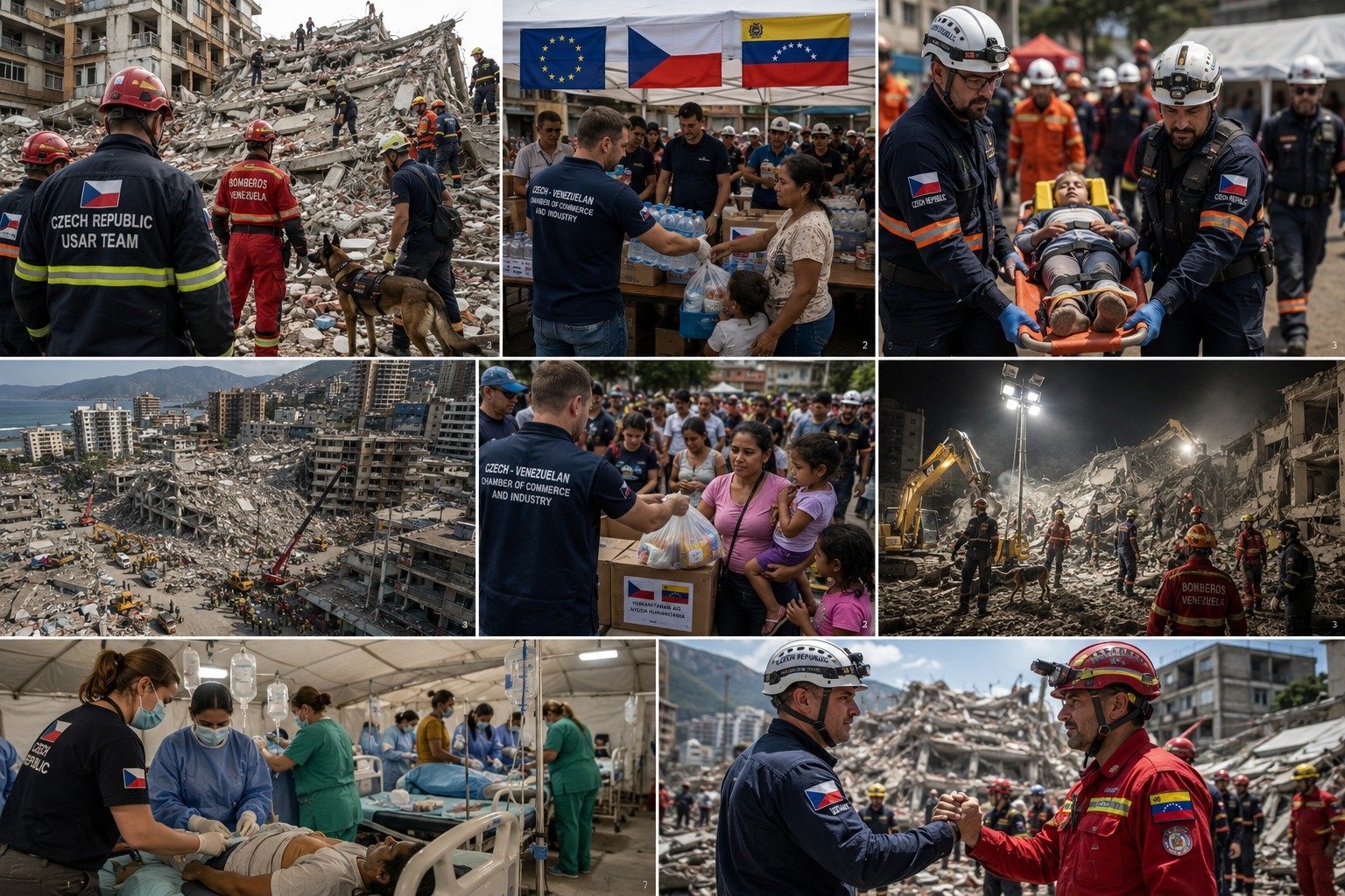 COMUNICADO DE PRENSA - La Cámara de Comercio e Industria Checo-Venezolana organiza ayuda humanitaria para las víctimas del terremoto en Venezuela